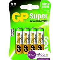 Batterijen AA blister 4 stuks