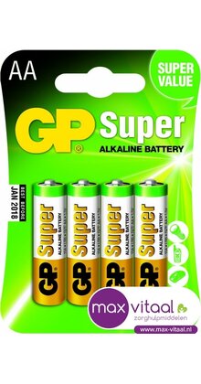 Batterijen AA blister 4 stuks