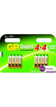 Batterijen AAA multipack 8 stuks