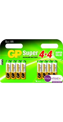 Batterijen AA multipack 8 stuks
