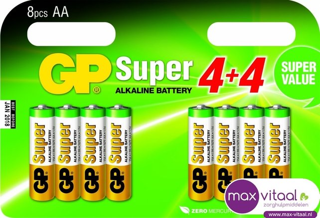 Batterijen AA multipack 8 stuks Batterijen AA multipack 8 stuks