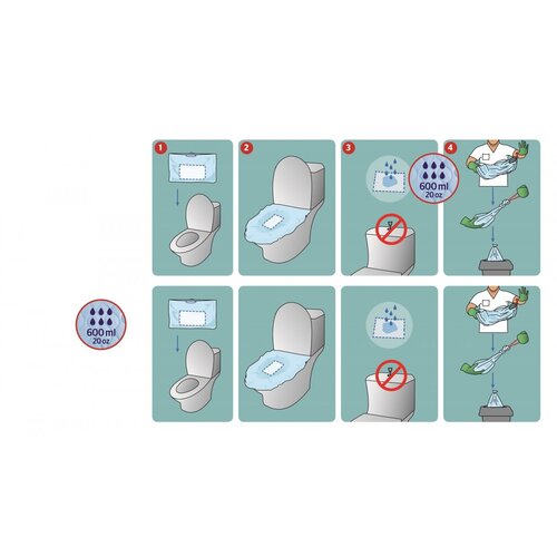 Hygiënische opvangzakkken - toilet (20 st.)