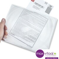 Vergrootglas plat - hard 28x21,5cm - vergroot 2x