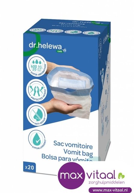 Hygiënische opvangzakken - braaksel (20st) Hygiënische opvangzakken - braaksel (20st)