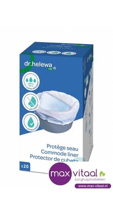 Hygiënische opvangzakken - toiletstoel (20 st.)