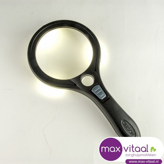 Vergrootglas rond met ledverlichting -