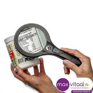 Vergrootglas rond met ledverlichting -