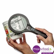 Vergrootglas rond met ledverlichting -