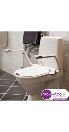 Support toiletbril met armsteunen