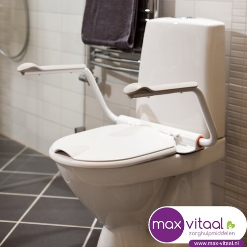 Support toiletbril met armsteunen