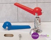 Kraangrepen Rood & Blauw per 2 Kraangrepen Rood & Blauw per 2