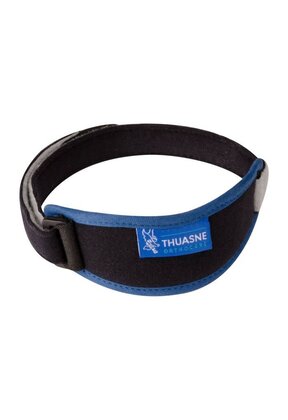 Patella Brace, zwart met blauw, universeel