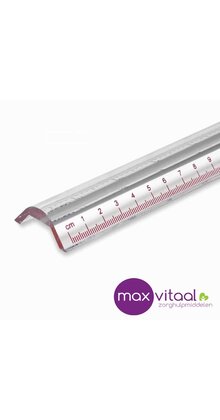 Vergrootglas leesliniaal  3,5x1,5x31cm