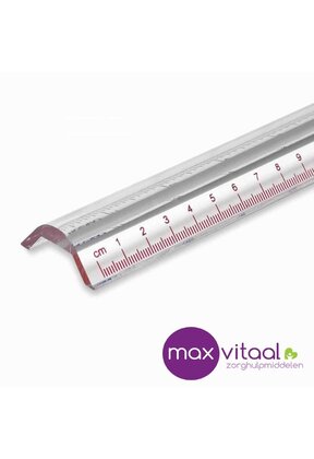 Vergrootglas leesliniaal  3,5x1,5x31cm