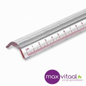 Vergrootglas leesliniaal  3,5x1,5x31cm