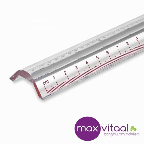 Vergrootglas leesliniaal  3,5x1,5x31cm