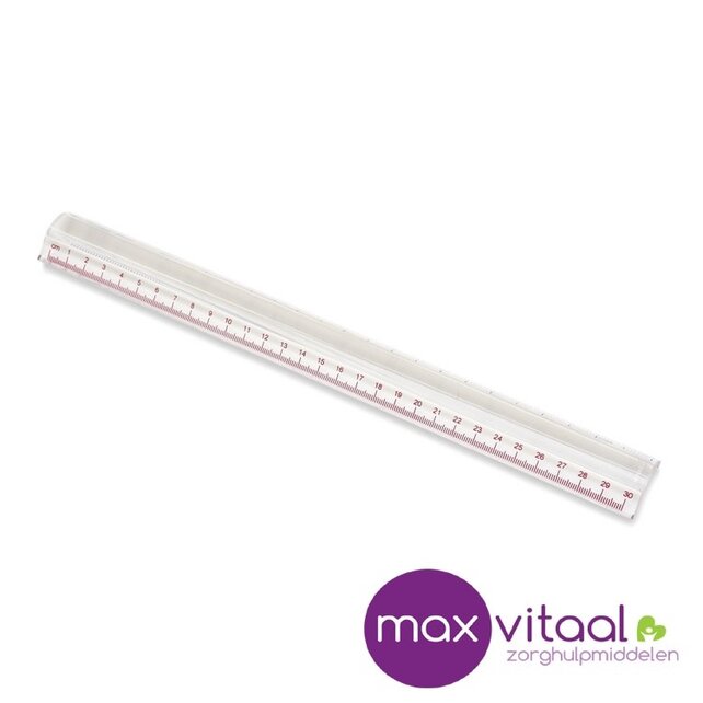 Vergrootglas leesliniaal  3,5x1,5x31cm