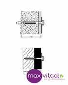 Opklapbare toiletbeugel - Opklapbare toiletbeugel -