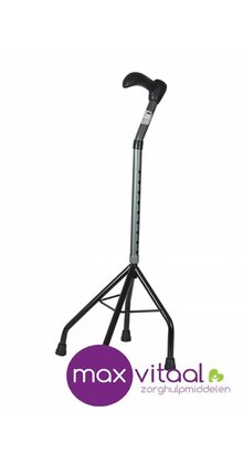 Wandelstok 4-poot gebogen bovendeel