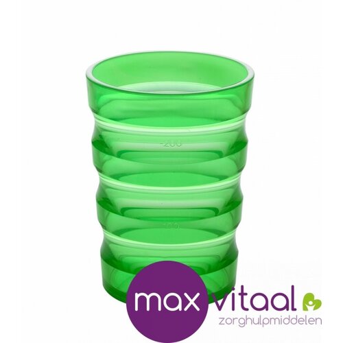 Drinkbeker geribbeld Sure Grip -