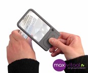 Vergrootglas pocket met licht 11x6cm