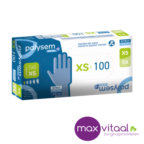 Nitril onderzoekshandschoenen