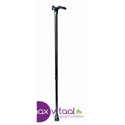 Wandelstok comfortgrip - zwart -