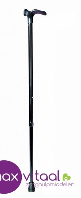 Wandelstok comfortgrip - zwart -