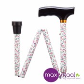 Opvouwbare wandelstok - pink flower Opvouwbare wandelstok - pink flower