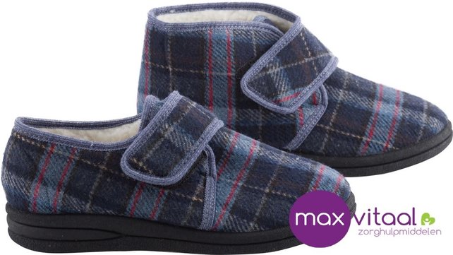 MSF pantoffel - geruit laag model MSF pantoffel - geruit laag model