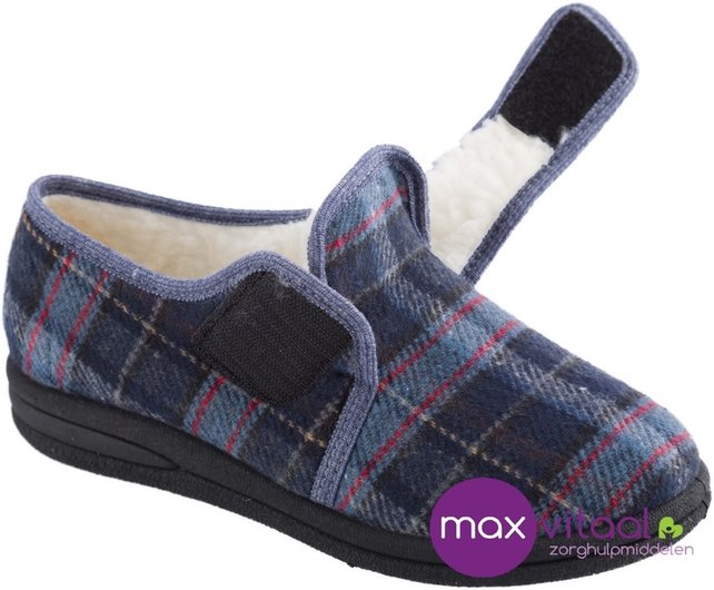 MSF pantoffel - geruit laag model MSF pantoffel - geruit laag model