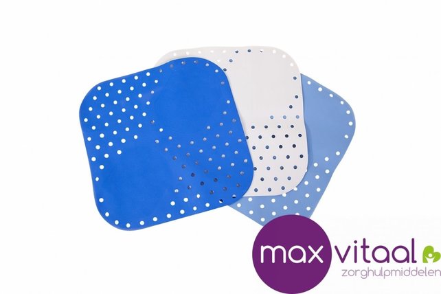 Douchemat anti-slip 54 x 54 cm lichtblauw Douchemat anti-slip 54 x 54 cm lichtblauw