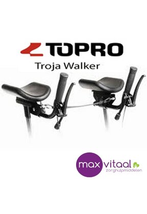Onderarmschaal/ armpad  t.b.v Topro Troja walker