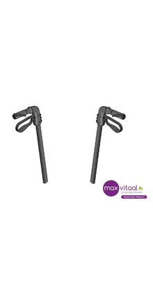 Duwstang compleet met anatomisch handvat Olympos  (set L + R)