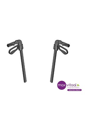 Duwstang compleet met anatomisch handvat Olympos  (set L + R)