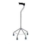 Premis Wandelstok 4-poot zwanenhals anat.handgreep Premis Wandelstok 4-poot zwanenhals anat.handgreep