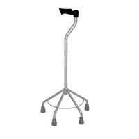 Premis Wandelstok 4-poot zwanenhals anat.handgreep