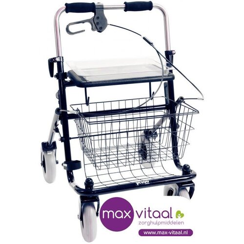 Rollator met Duwbeugeleenzijdig Links & Rechts bruikbaar 2e generatie