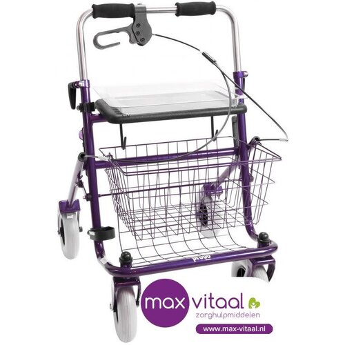 Rollator met Duwbeugeleenzijdig Links & Rechts bruikbaar 2e generatie