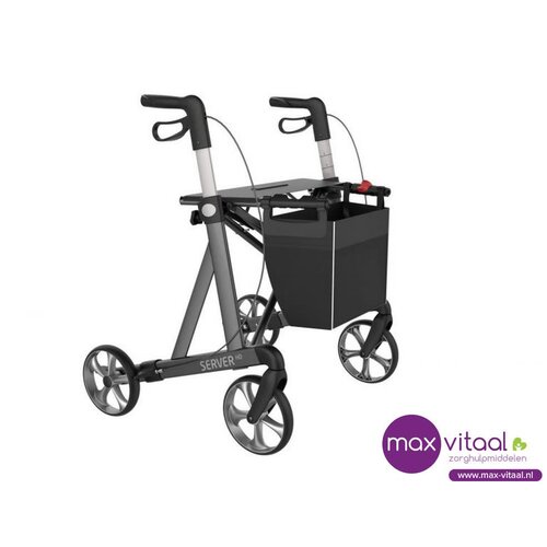 Server HD Up  XL, brede zitting 54 cm,  zachte wielen