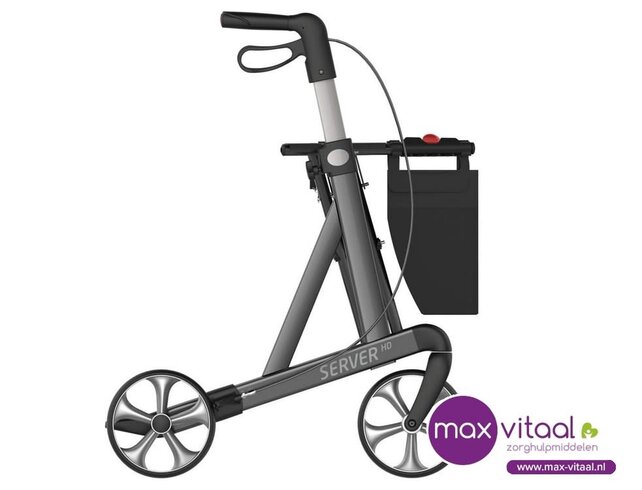 Server HD Up  XL, brede zitting 54 cm,  zachte wielen