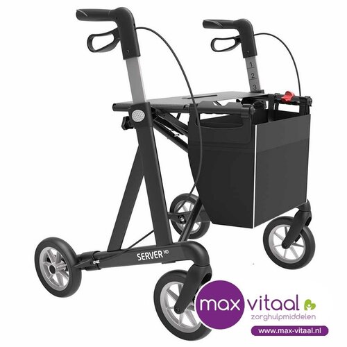 Server HD Up  XL, brede zitting 54 cm,  zachte wielen