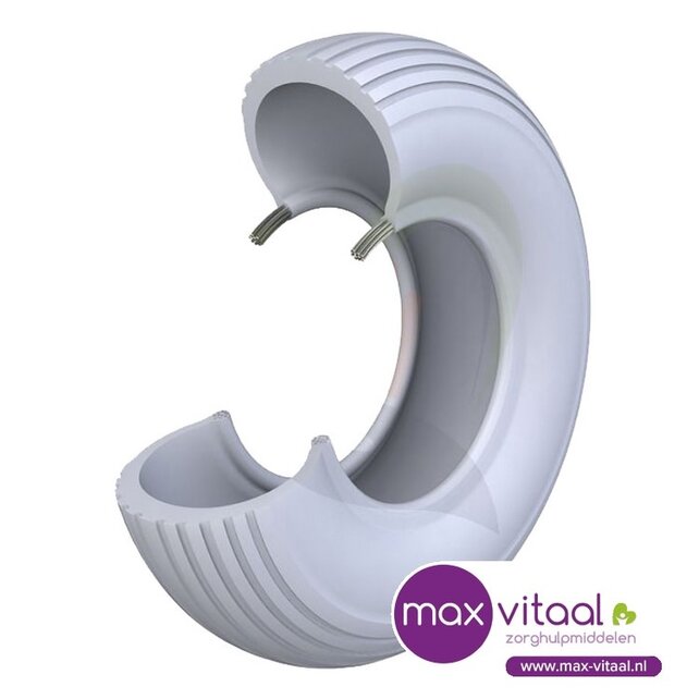 Buba 2.50-8 Xsense lijnprofiel grijs