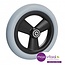 Ro Rolstoelband met velg Ro 150x30-2 Grijs Massief lijn profiel