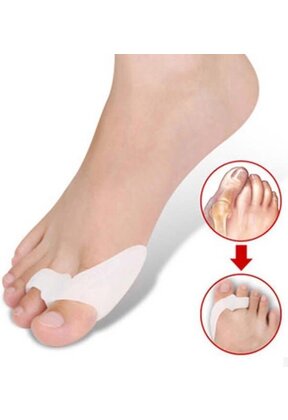 Hallux Valgus Siliconen teen spreider 2 stuks
