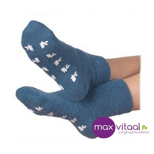 Peters Angora anti-slip Bedsokken / Warmte Sokken