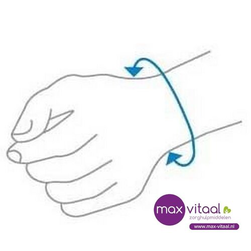 Ligaflex Manu pols-duim zwart -