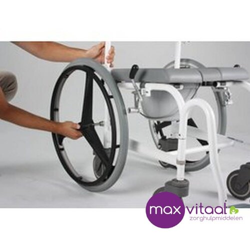 ExcelCare HC-840 douche- & toilet rolstoel aluminium