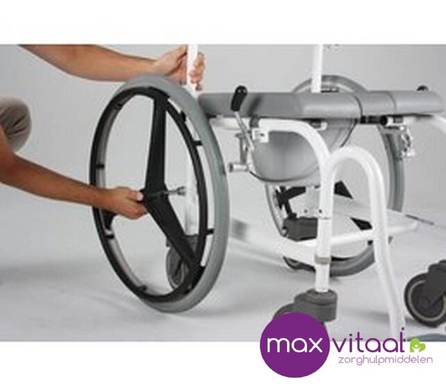 ExcelCare HC-840 douche- & toilet rolstoel aluminium ExcelCare HC-840 douche- & toilet rolstoel aluminium