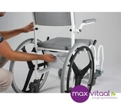 ExcelCare HC-840 douche- & toilet rolstoel aluminium ExcelCare HC-840 douche- & toilet rolstoel aluminium